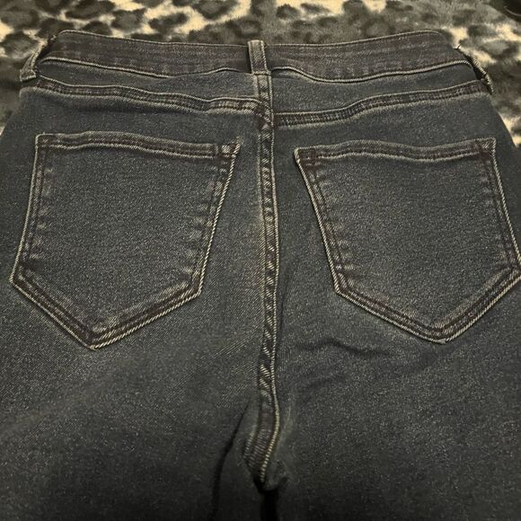 Old Navy Rockstar Super Skinny Dark Blue Jeans - Picture 2 of 6